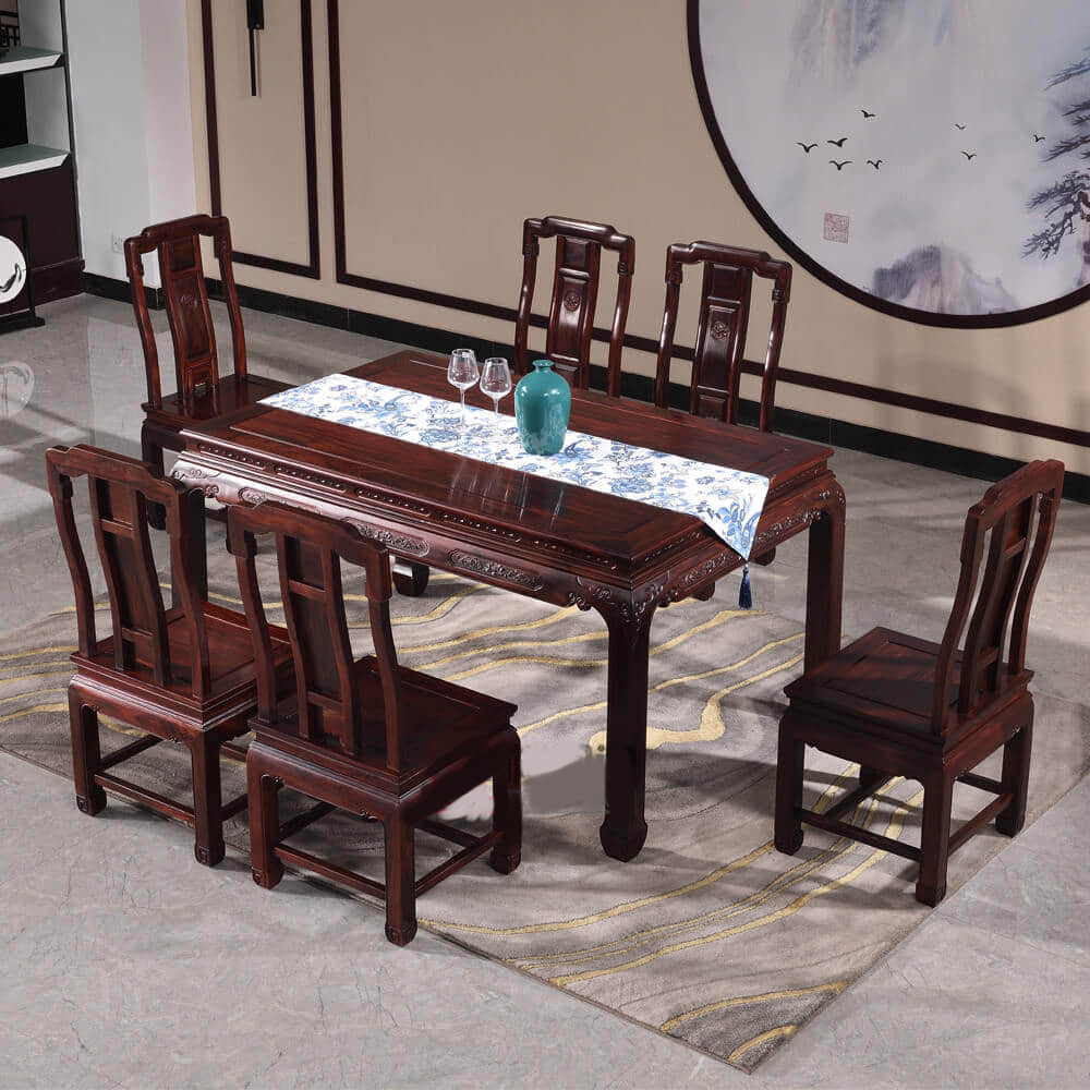 印尼黑酸枝 阔叶黄檀 餐桌