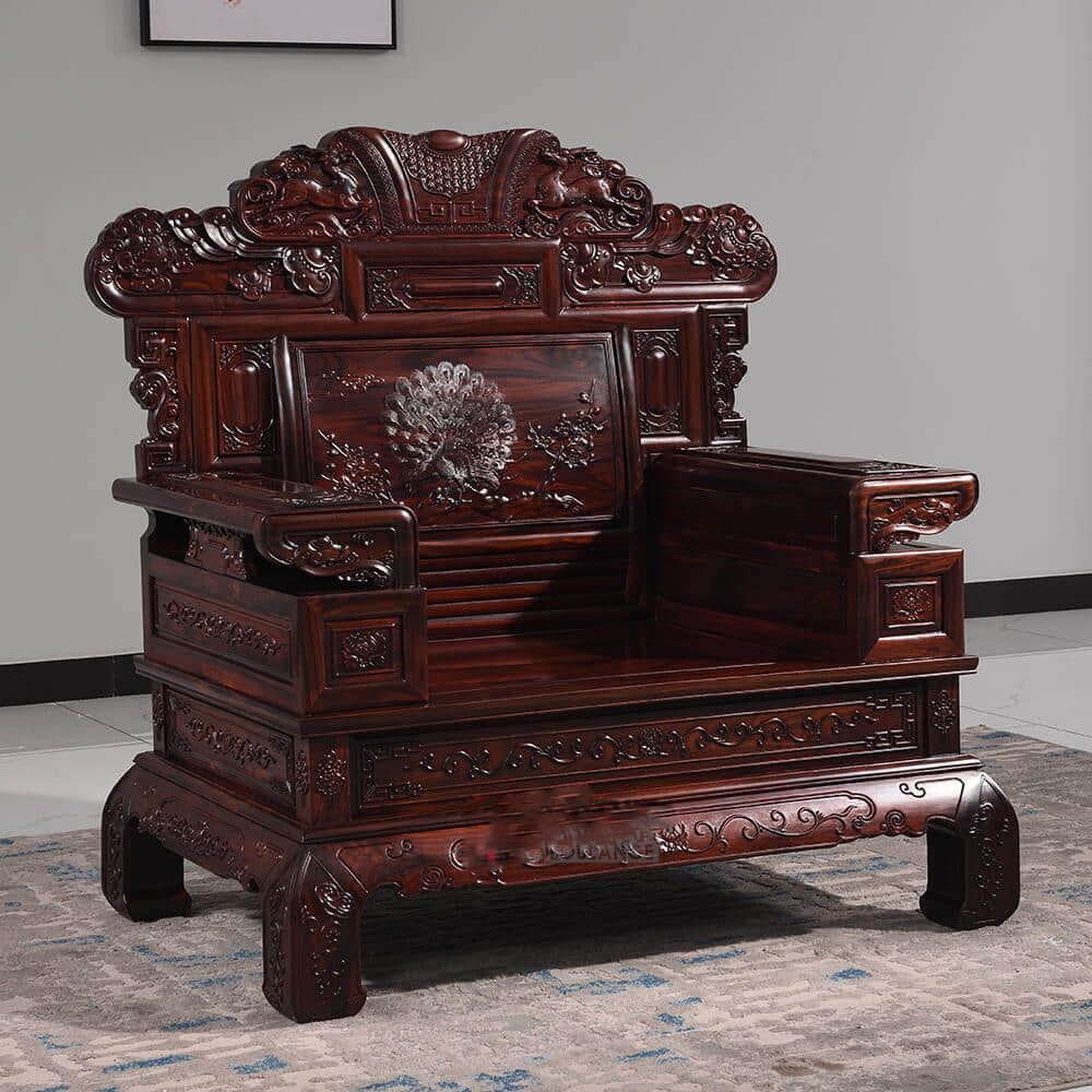 阔叶黄檀 财源滚滚沙发